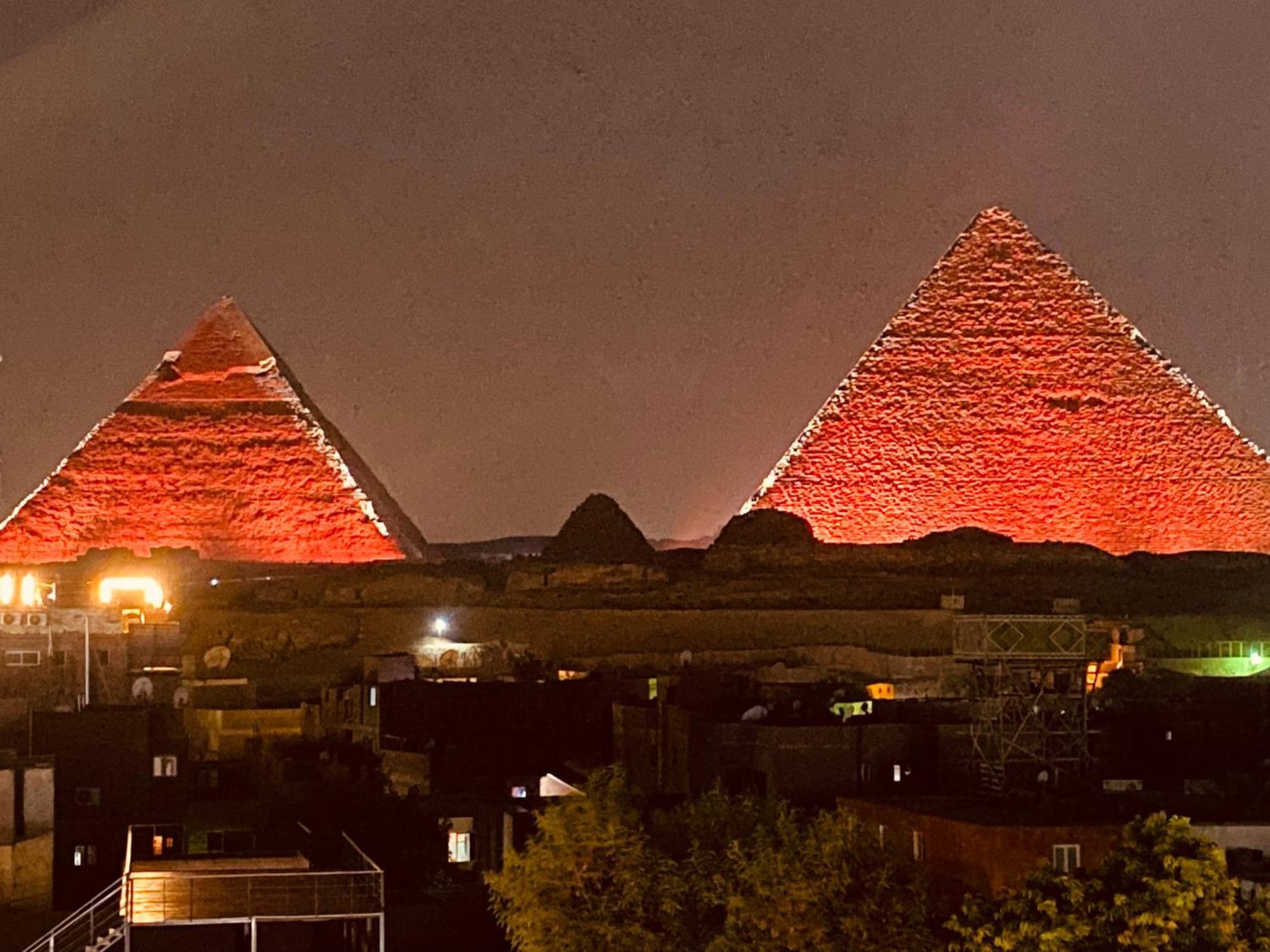 El Aida Pyramids View Hotel Kafret el-Gabal Exterior photo
