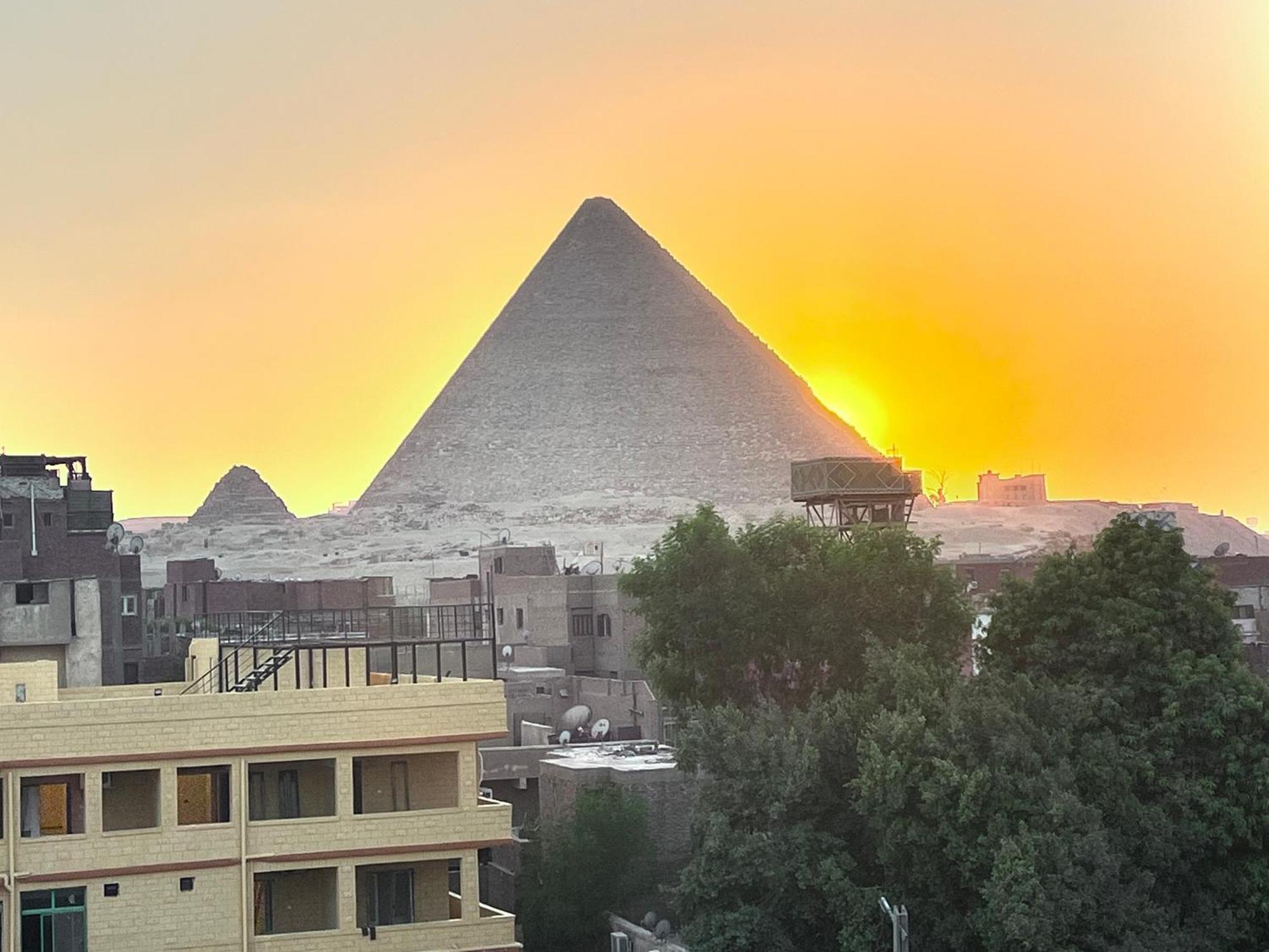 El Aida Pyramids View Hotel Kafret el-Gabal Exterior photo