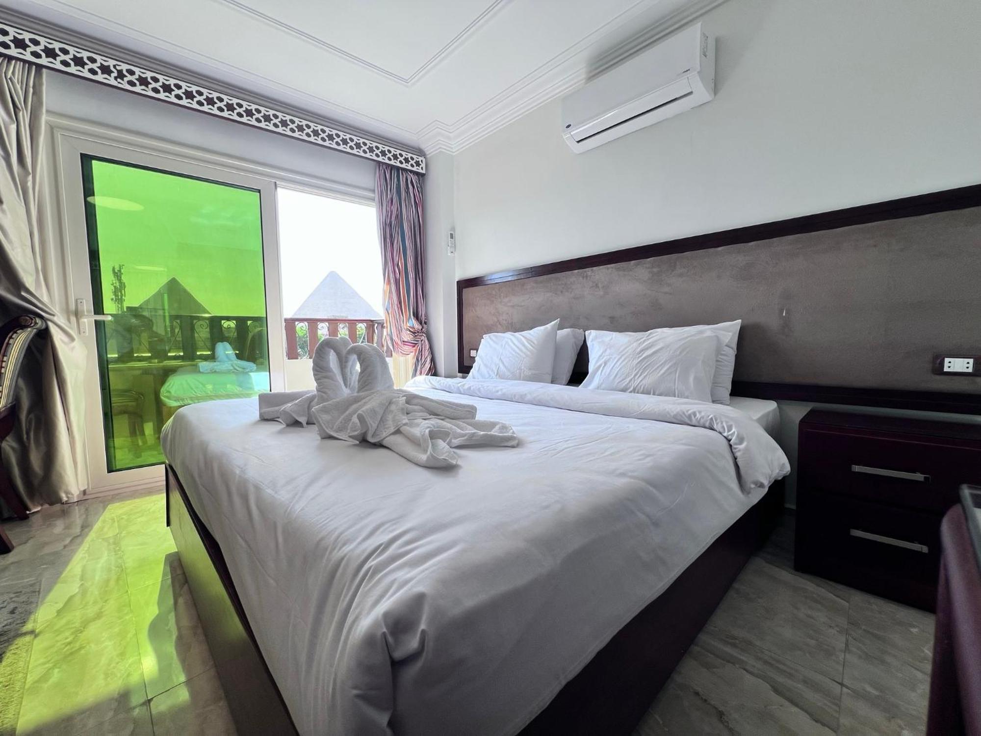 El Aida Pyramids View Hotel Kafret el-Gabal Exterior photo
