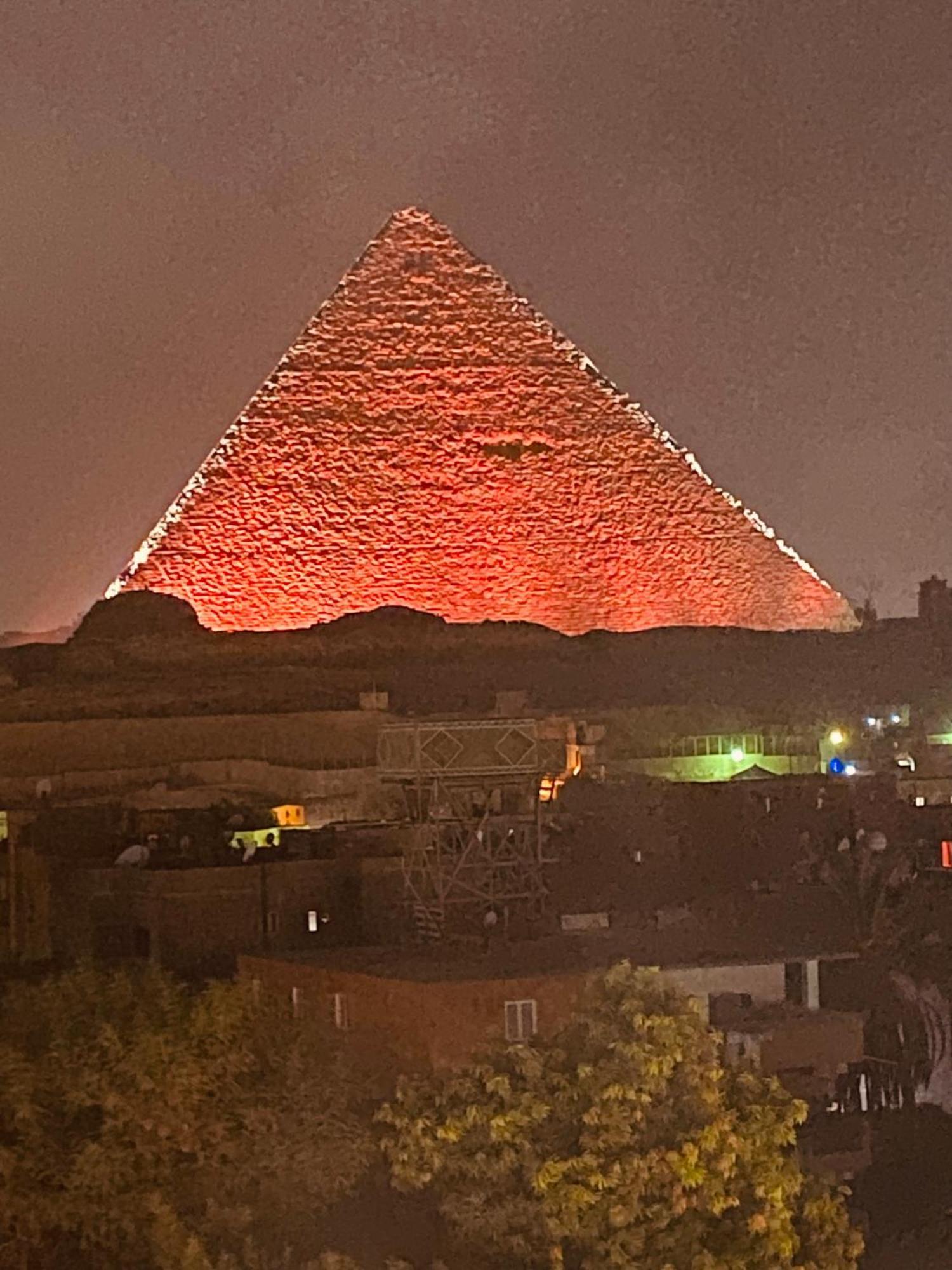 El Aida Pyramids View Hotel Kafret el-Gabal Exterior photo