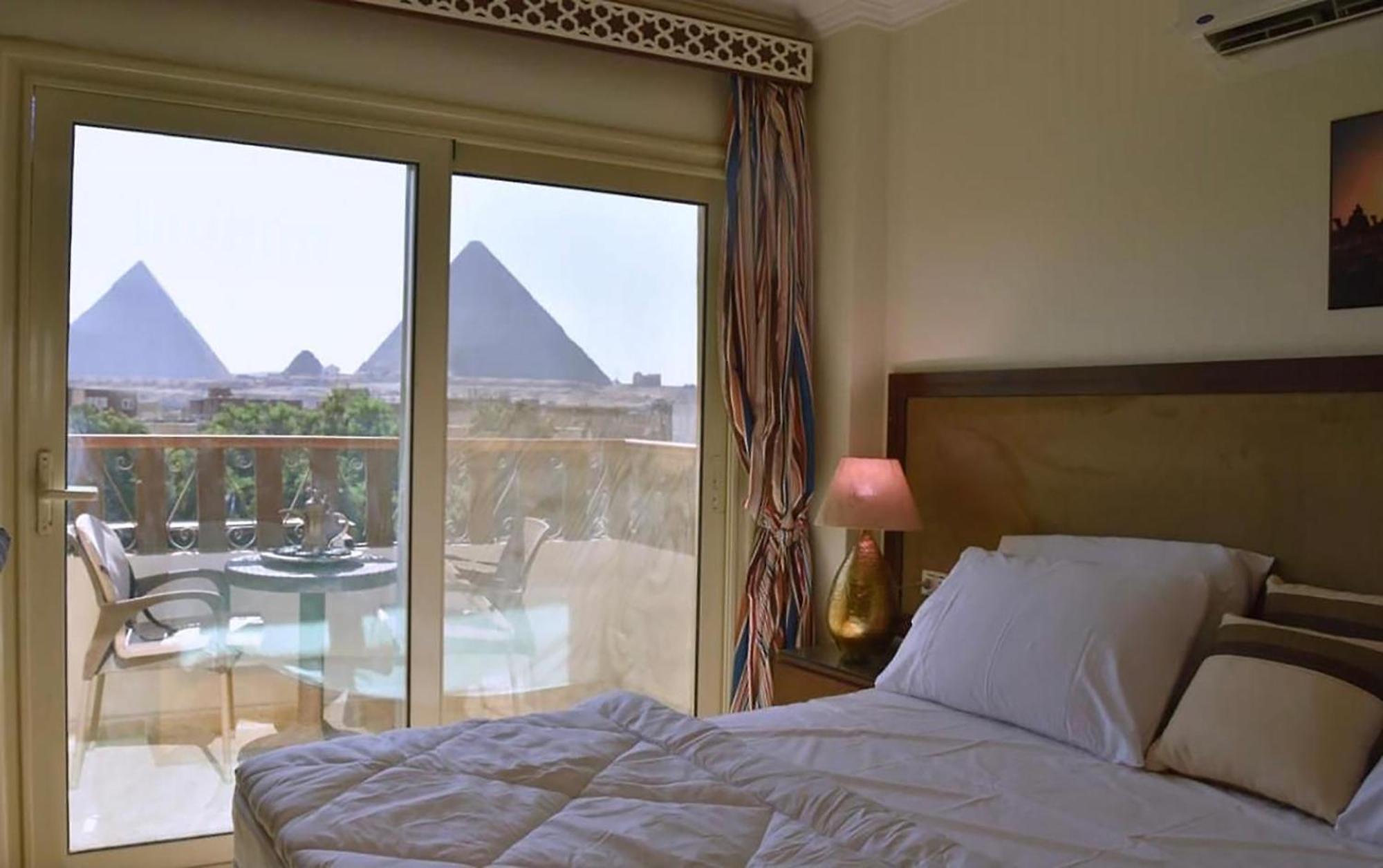 El Aida Pyramids View Hotel Kafret el-Gabal Exterior photo