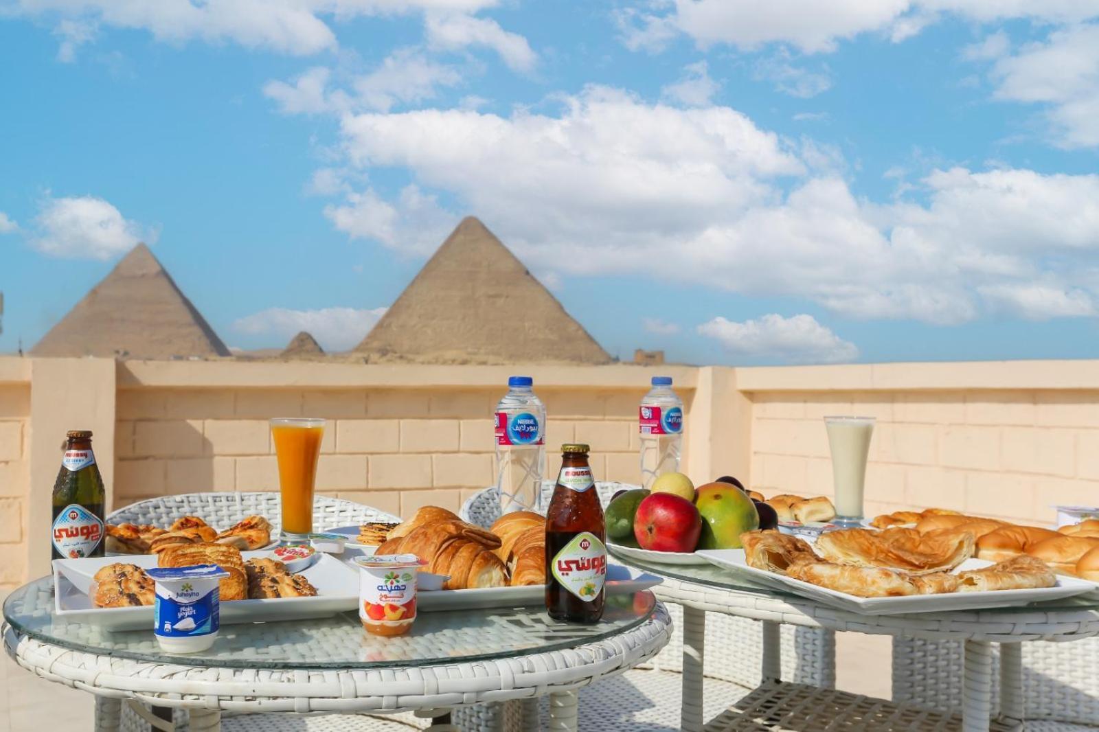 El Aida Pyramids View Hotel Kafret el-Gabal Exterior photo