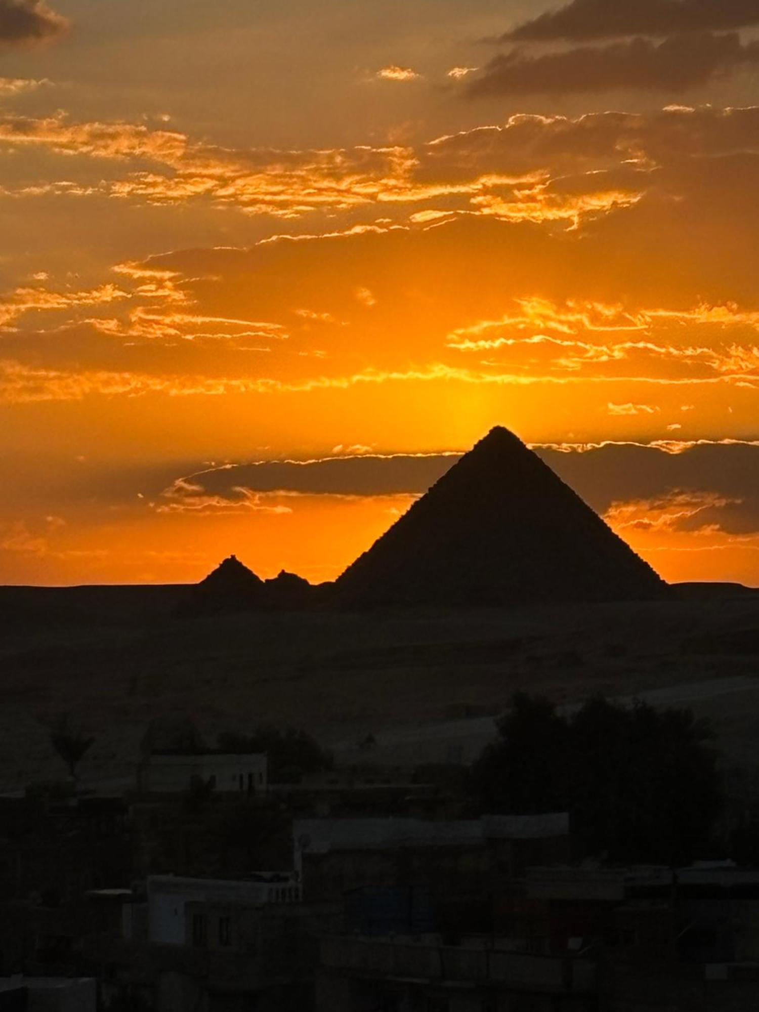El Aida Pyramids View Hotel Kafret el-Gabal Exterior photo
